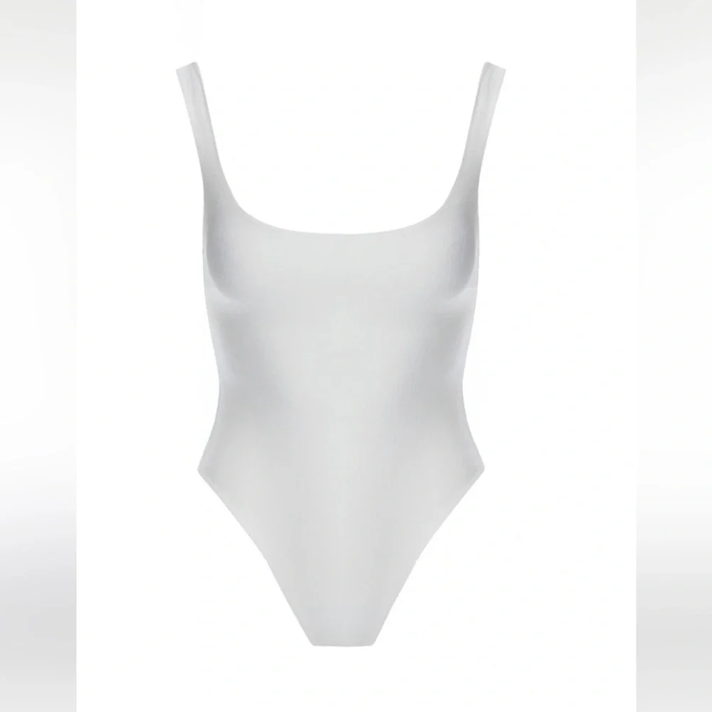 Naked Wardrobe NWT NW Tank Bodysuit in Iris (Lilac) - Picture 15 of 17